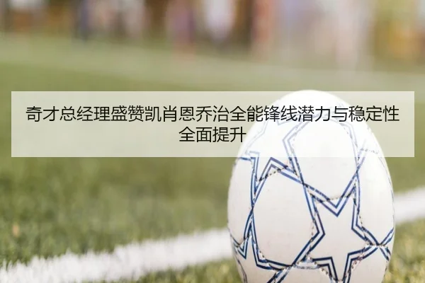 奇才总经理盛赞凯肖恩乔治全能锋线潜力与稳定性全面提升